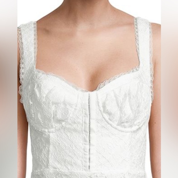 NWT ASTR THE LABEL White Lace Sheath Dress Medium - Picture 2 of 13